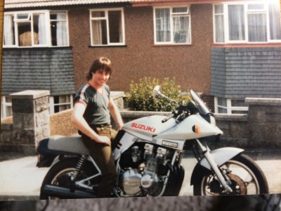 Both of these photos were taken in 83. My mate Pete is sat on the 1100 and I'm on the back of the 1000. Could be one of your bikes now