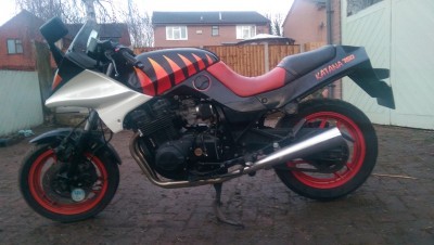 My Pre-restoration pop-up with a rather dated paint job